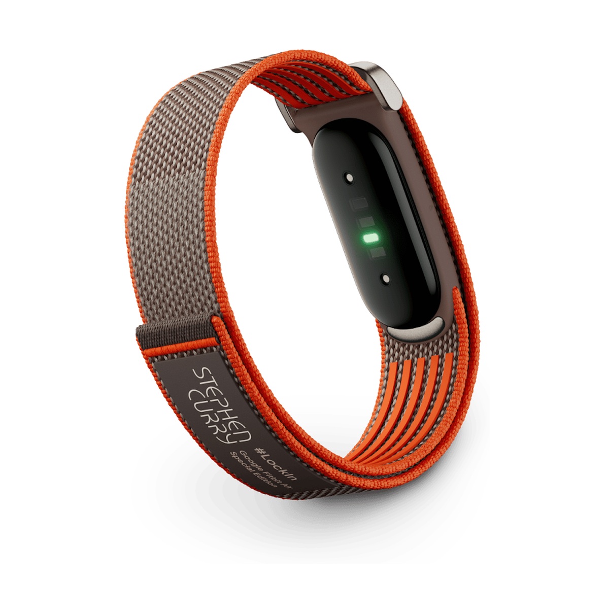 Фитнес-трекер Google Fitbit Air Stephen Curry Edition, Коричневый — День, тренировка, сон