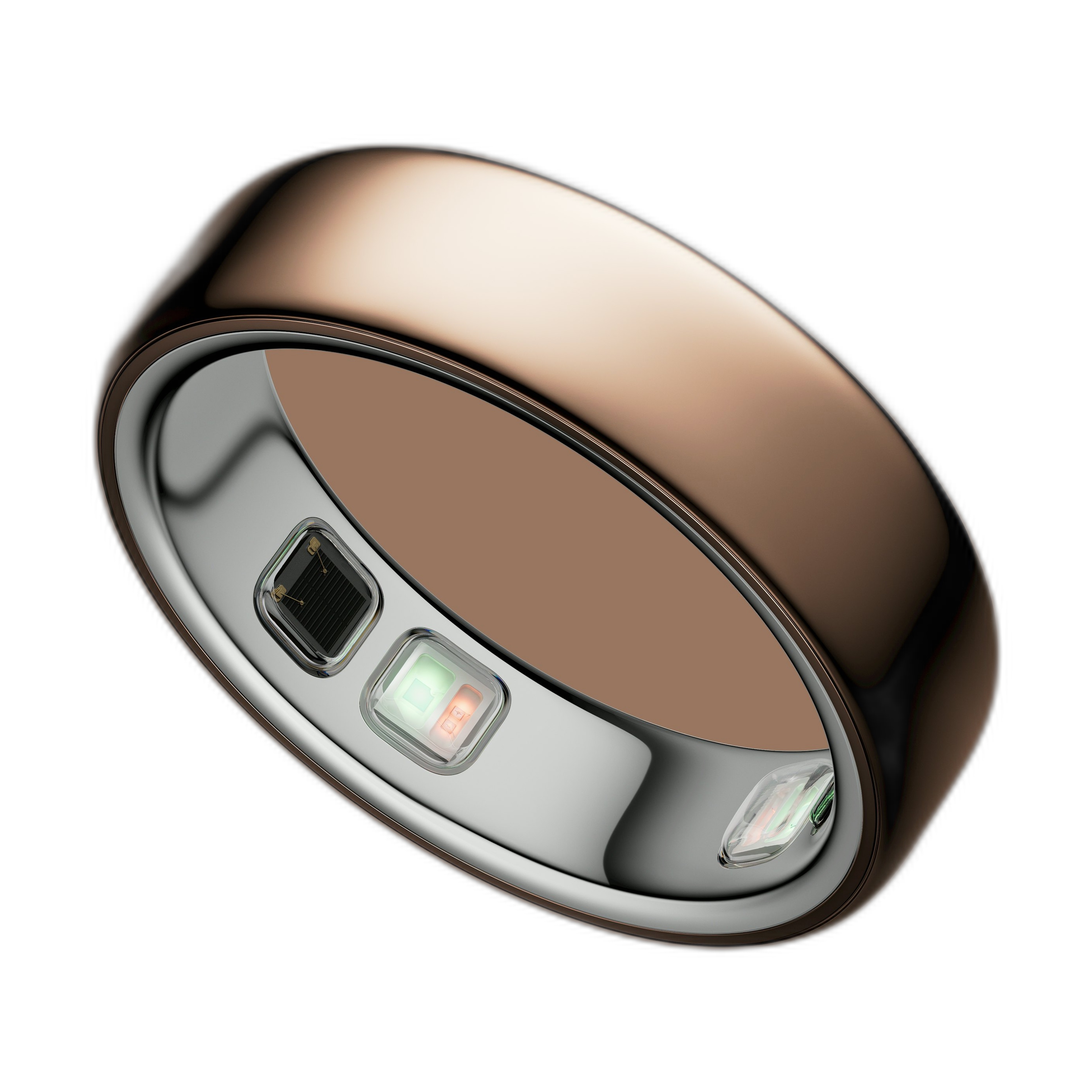 Умное кольцо Oura Ring 5, Тёмно-розовый, размер 7 — Датчики внутри кольца